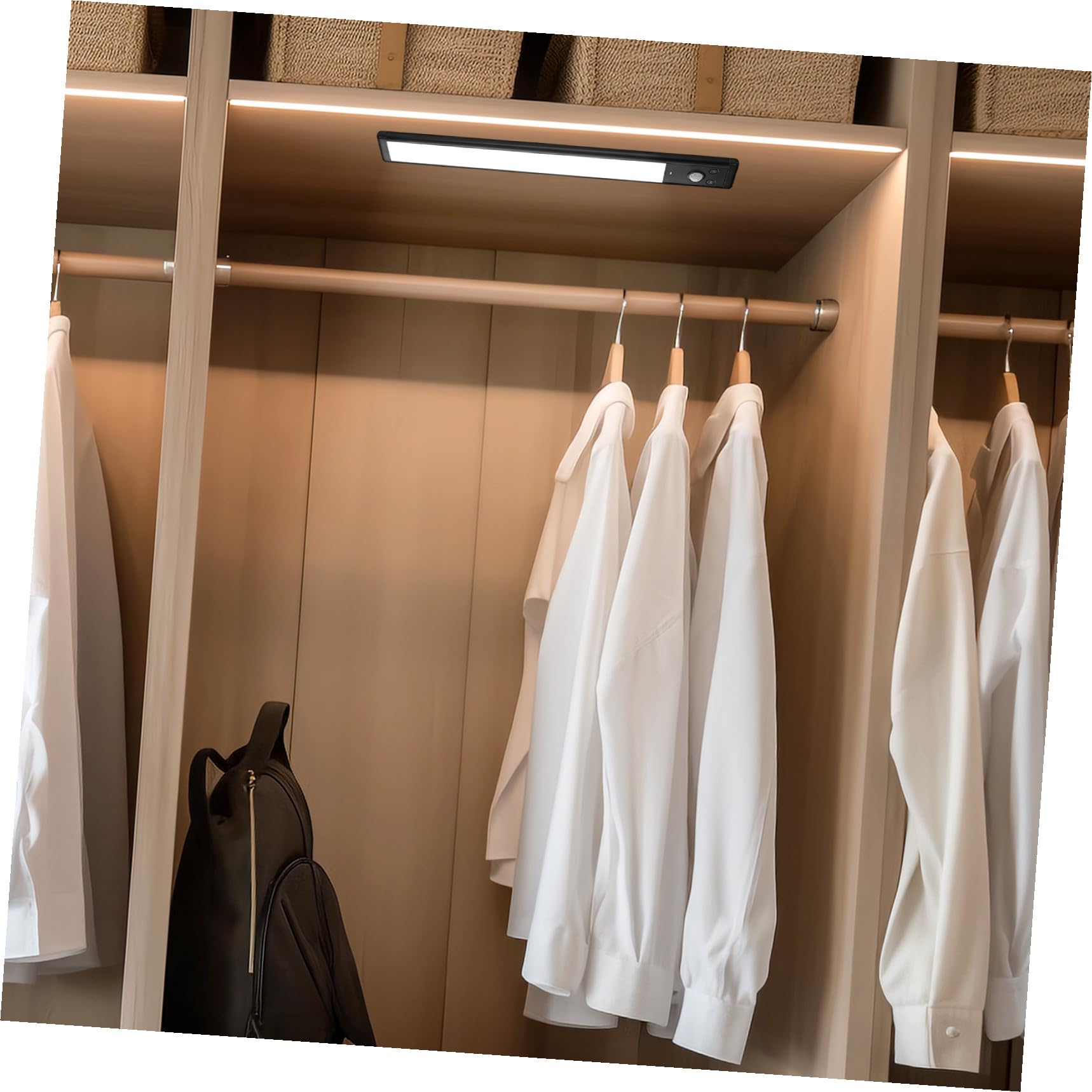 4 Luci Led Sensore Di Movimento Sotto Mobili Cucina Luci Ad Alta Luminosità Per Librerie Corridoi E Scale