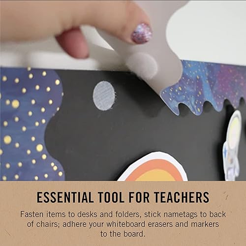 Miniatura 6 de VELCRO Brand Colección ECO | 150 unidades | Círculos de montaje Stick'EM para oficina o escuela | Accesorio para láminas y proyectos de laminado |