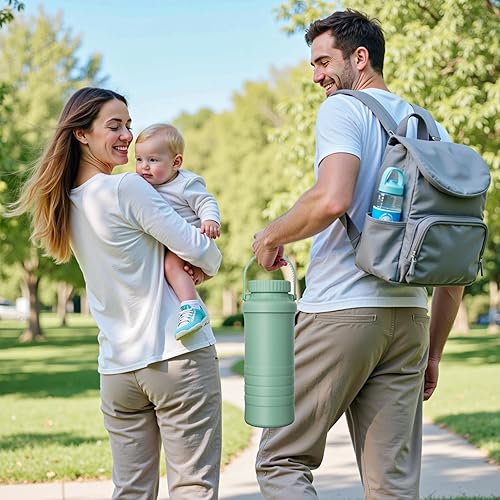 Miniatura 5 de Enfriador de leche materna - Enfriador de leche materna de 22 onzas, portátil para viajes al aire libre, mamá, mantiene la leche fresca fresca