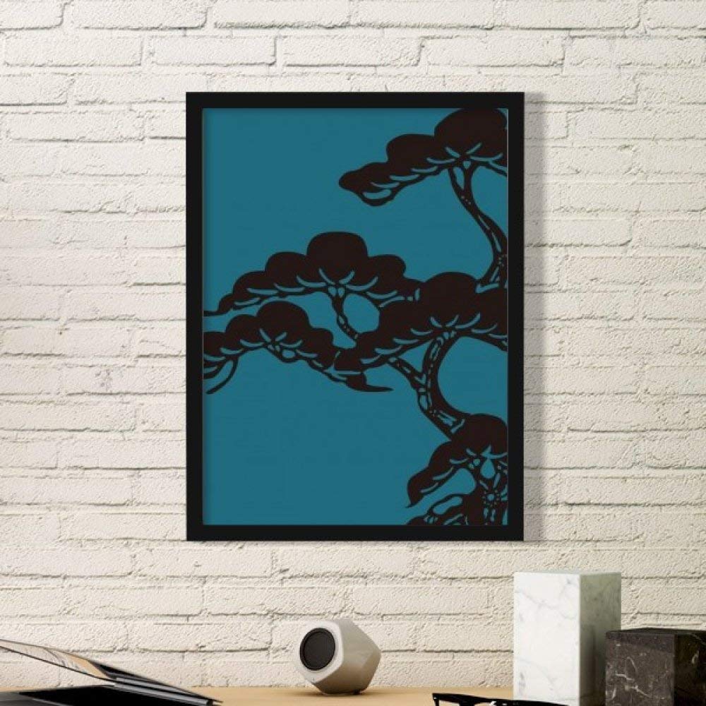 Peinture culture japonaise bleu pour creer un salon zen et design