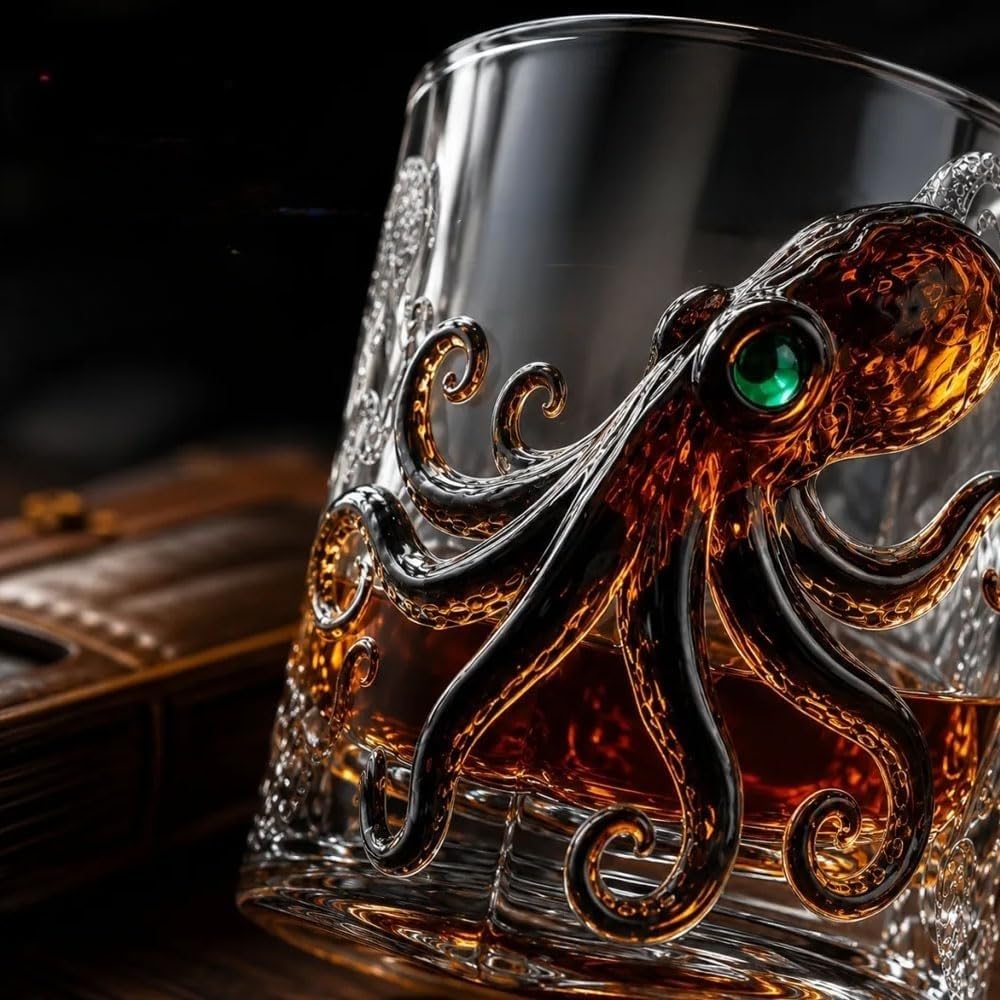 Copa de vino de whisky, vasos únicos con temática pirata, para padres, hermanos y amantes del ron, ideal para coleccionistas y ocasiones especiales