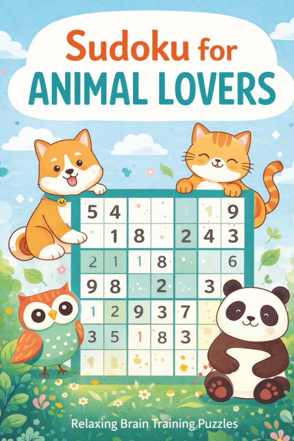 Sudoku for Animal Lovers: Sudoku Puzzles for Animal Lovers | Fun Brain Training Games to Improve Focus, Memory, and Logical Thinking | Difficulty Normal