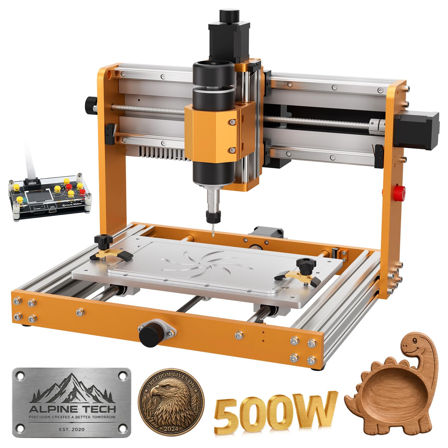 LUNYEE 3018 Pro Ultra 500W CNC Router Machine para madera y metal blando