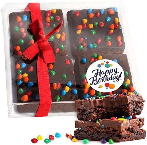 Vista 24 de Cesta de regalo de agradecimiento con chocolate y brownies, regalo de comida para hombres, mujeres, profesores, compañeros de trabajo, enfermeras