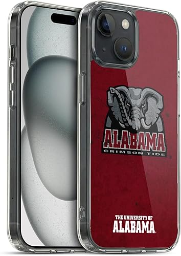 Miniatura 188 de Head Case Designs Funda de gel con logotipo oficial de la Universidad de Alabama UA [protección de grado militar] compatible con Apple iPhone 11