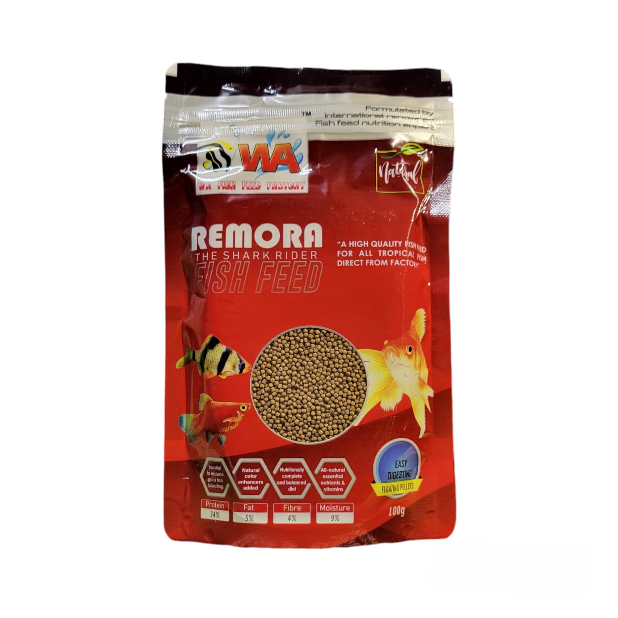 WA Remora Mini Pellets | 0.8mm | 100g +100g | Pack of 2 - AquaCulture (B09JT33F5J) Amazon Price History, Amazon Price Tracker
