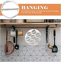 Vista 6 de Luxshiny Molde de bola de masa de aleación de aluminio de 14 agujeros, fabricante de pelmeni para albóndigas caseras, ravioles, ollas, herramientas