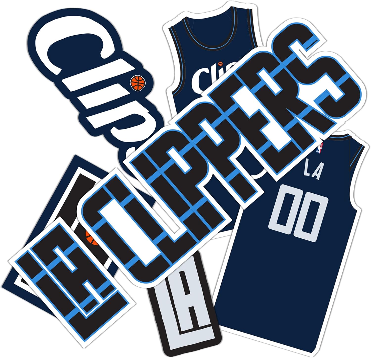 Desert Cactus Los Angeles Clippers Sticker LA Clippers NBA Officially Licensed Vinyl Decal Laptop Water Bottle Car Scrapbook (City Edition 2023)