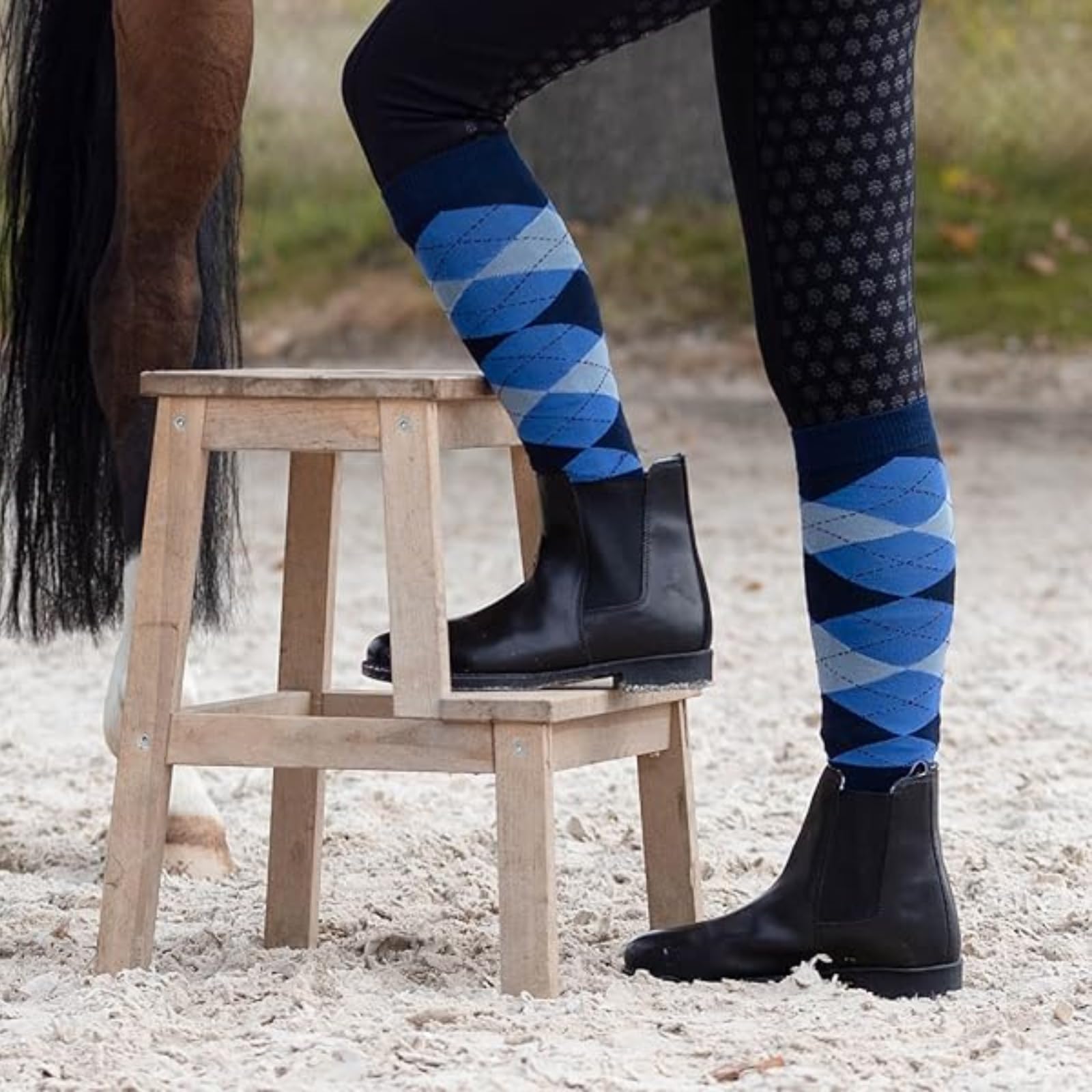 Lazura - Jodhpur Winter Reitstiefeletten Basic Plus | Kinder, Herren & Damen Stiefeletten | mit Fleece-Futter & Pull-On | schwarze Chelsea Boots aus Leder | Reitschuhe | Größe 28-43