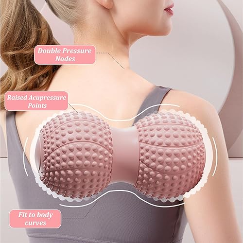 Miniatura 3 de Bola de masaje de maní para tejido profundo, terapia de punto de activación, liberación miofascial - Rodillo de espuma de lacrosse doble para