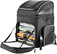 Vista 5 de Nelson Rigg Route 1 Respaldo de Destino/Bolsa de Barra Sissy; Compatible con Motocicletas Harley Davidson, Indian, Yamaha y Suzuki