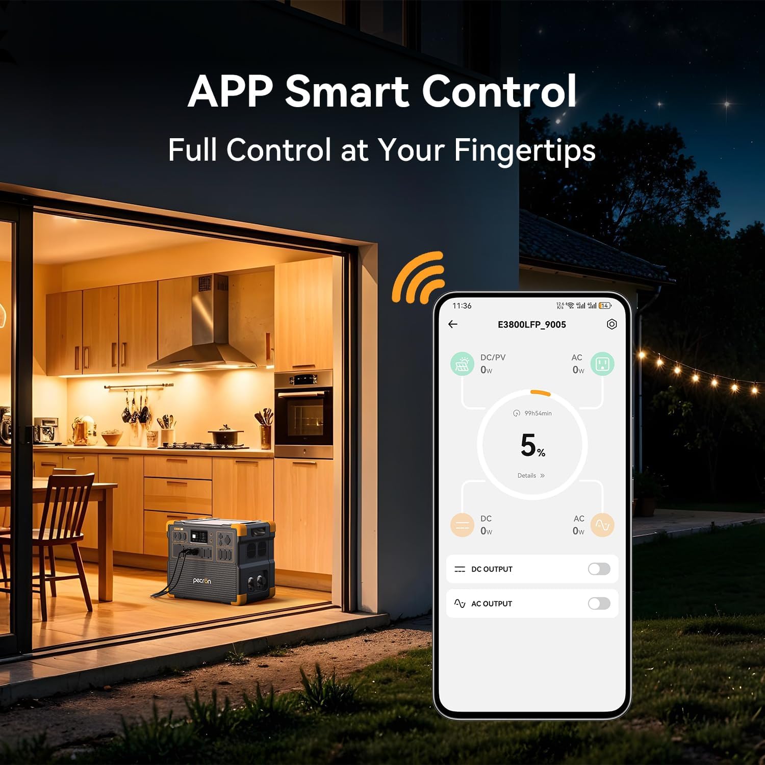 PECRON E3800 LFP App Smart Control
