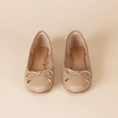 Amazon Essentials Women's Round Toe Ballet Flats