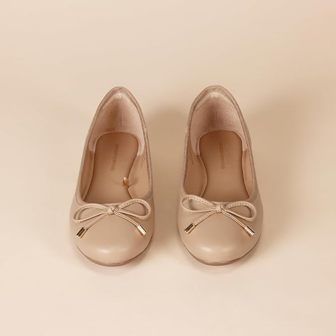 Amazon Essentials Women's Round Toe Ballet Flats