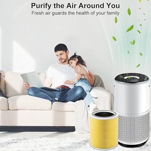 Miniatura 6 de Filtros de repuesto Core 400s compatibles con Levoit Core 400SCore 400S-PCore 400S-RF, prefiltro de carbón activado verdadero 3 en 1, modelo