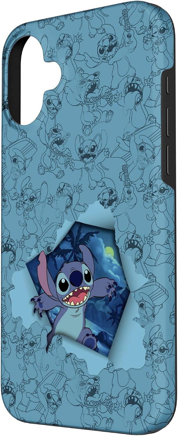 Disney Lilo & Stitch Tropical Breakout Featuring Angel Case for iPhone 16 Plus