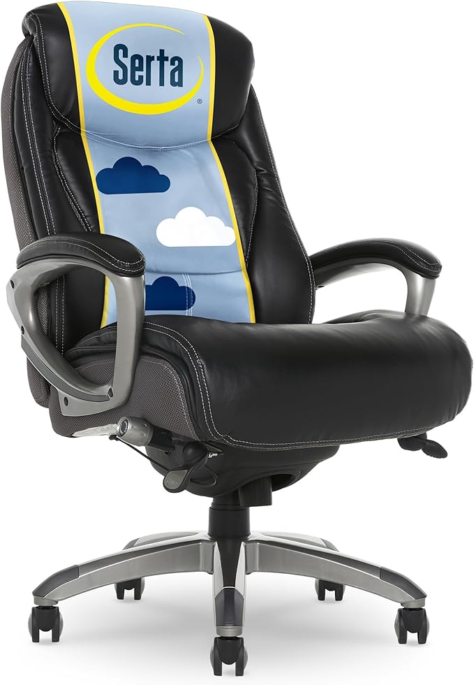 Silla De Oficina Ejecutiva Ergonómica Con Ajuste Lumbar Gris