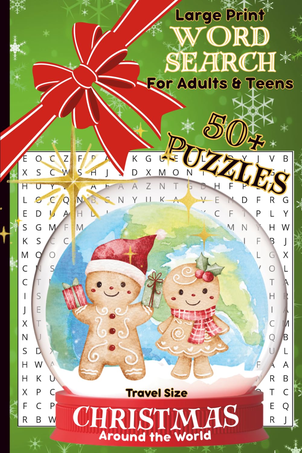 Christmas Around the World Word Search Book: A festive puzzle collection that takes you on a holiday journey through different countries, cultures, and traditions.