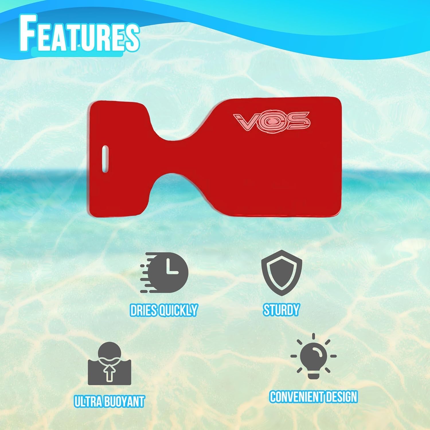 VOS Phoenix Premium Water Solid Saddle Floats for Adults and Kids Ultra Buoyant, Comfortable Floating Seats for Pool, Beaches, Lakes, Water Parks