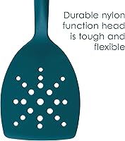 Vista 2 de Rachael Ray Gadgets Lazy Tools - Juego de utensilios de cocina antiadherentes, 6 piezas, color verde azulado