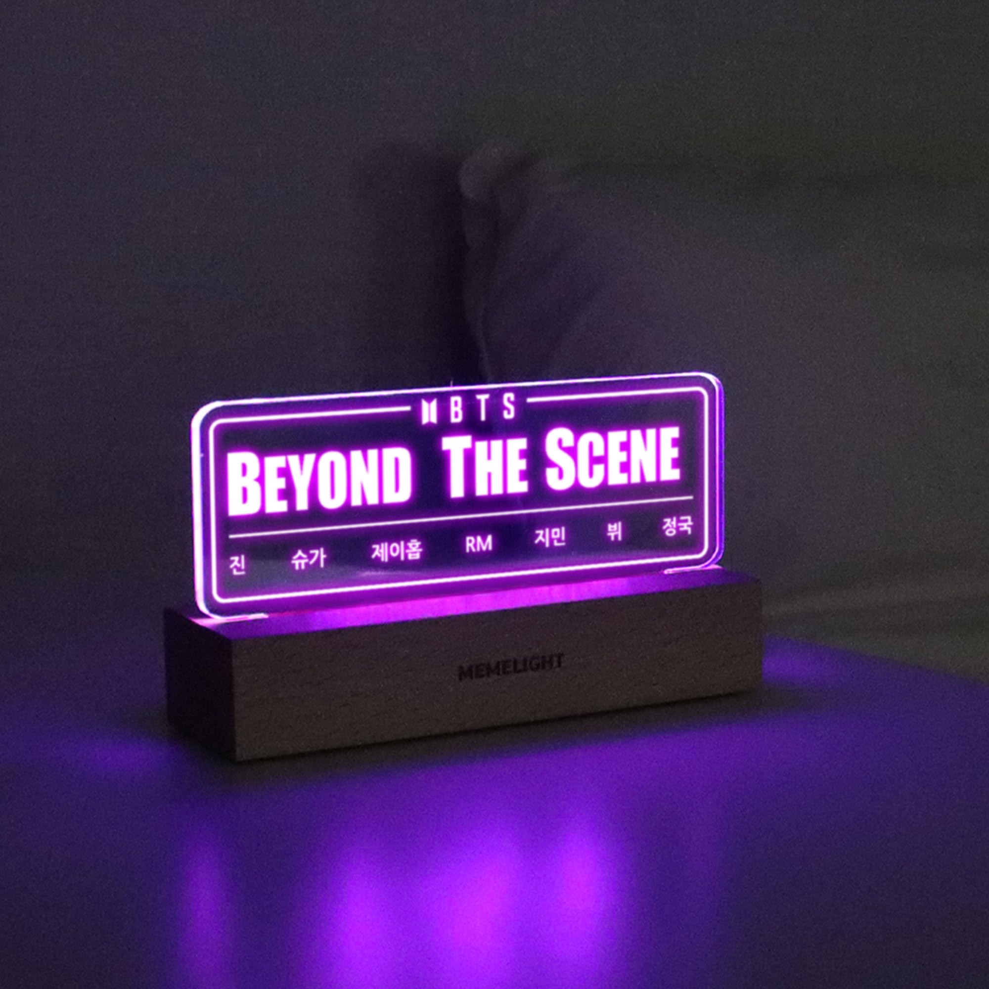 MEMELIGHT BTS Night Light, Beyond The Scene Lamp, Kpop Merchandise