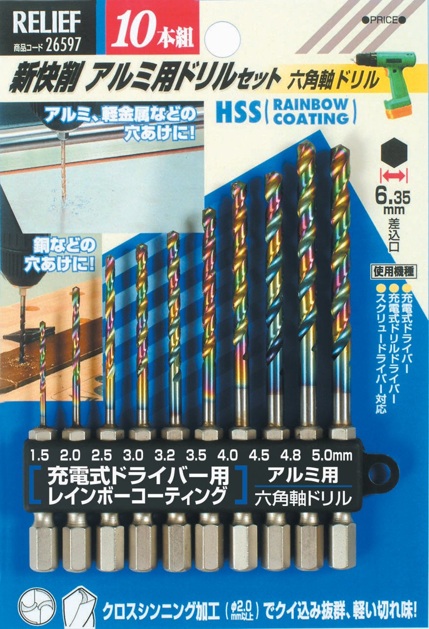 安安！デル Amazon.co.jp: Ichinen Access 26597 26597 Ironwork Drill, Set