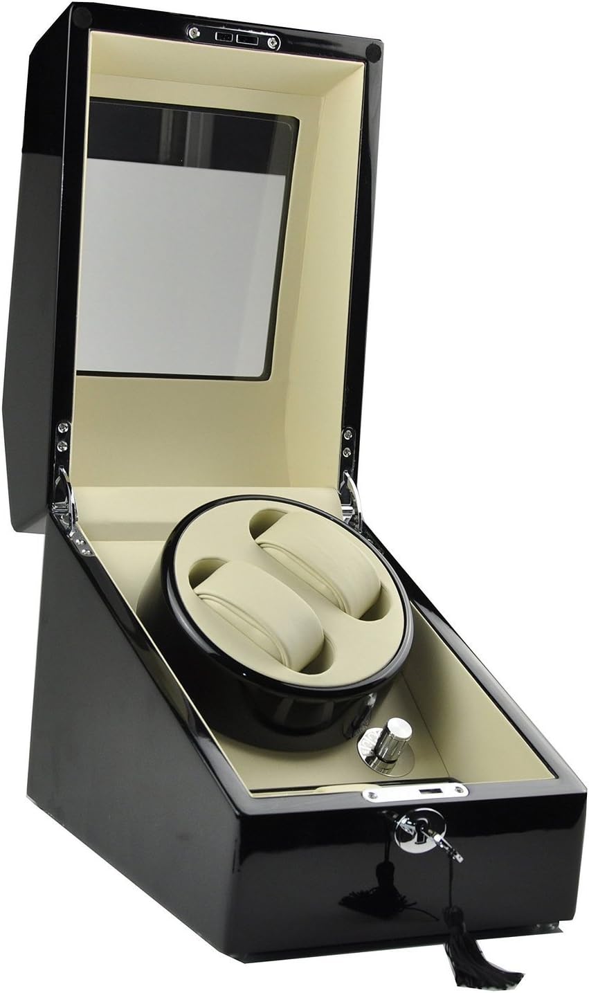 OneToPia Automatic Watch Winder 2+3 Leather Storage Display Box Organizer