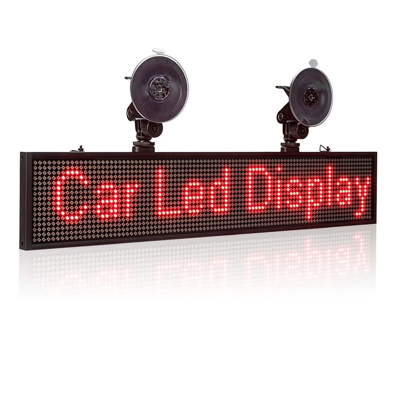 Panel LED Ekran wyświetlacza LED P5 50 CM/USB LED Otwarty znak Niestandardowy programowalny przewijany tekst Reklama Regulowane jasne światło panelu do samochodu, baru, hotelu, ciężarówki(Chain,Mixe