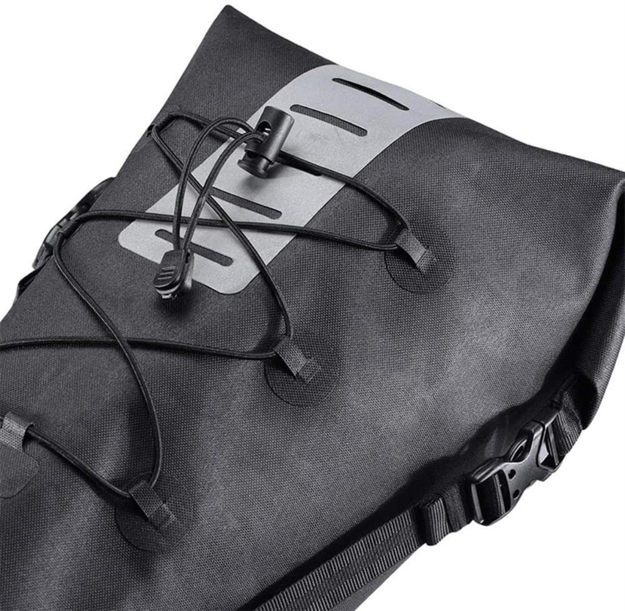 GCX- Bike frame borsa all'aperto moda a rilascio rapido impermeabile borsa per bici da trasporto bagagli pacchetti rack panniers con coperchio antipioggia adatta la maggior parte dei tipi di biciclett