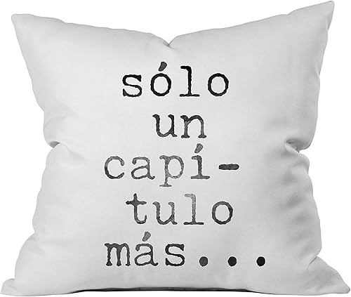 Oh, Susannah Solo Un Capítulo Más Funda de Cojín – Regalo Amantes de Libros – Bibliófilos (1 Funda 18x18 plg) Regalos para Lectores Escritores