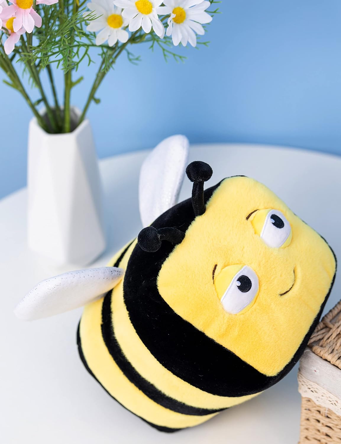 Buy Cuddly Fuzzy Bumblebee Stuffed Animal Emotional Super Bee Plush Toy