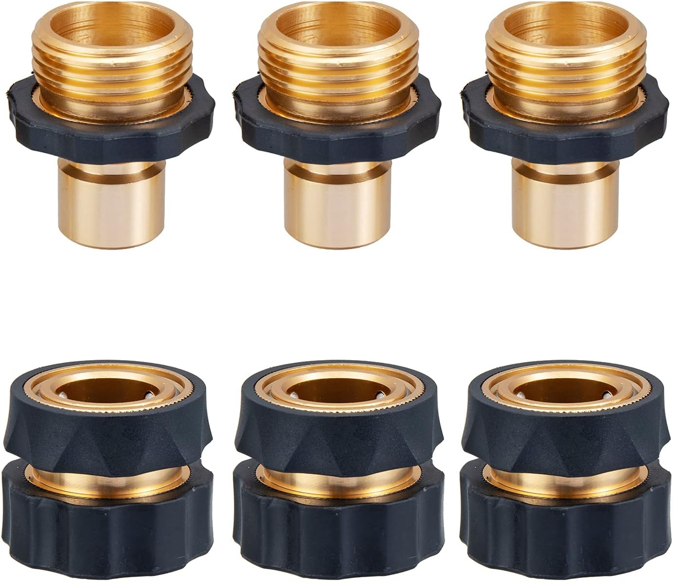 Garden Hose Quick Connect 3/4" GHT Water Hose Connectors