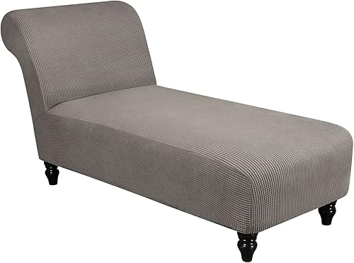 Miniatura 10 de IMYOGI Fundas elásticas para sofá de alta elasticidad, funda para diván Longue sin brazos para sala de estar, antideslizante, lavable, protector de