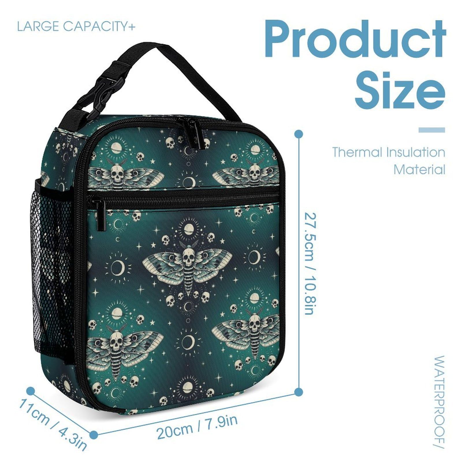 Sac à dos léger papillon (92) avec boîte à lunch, sacs de rangement, sac de jour et accessoires cosmétiques