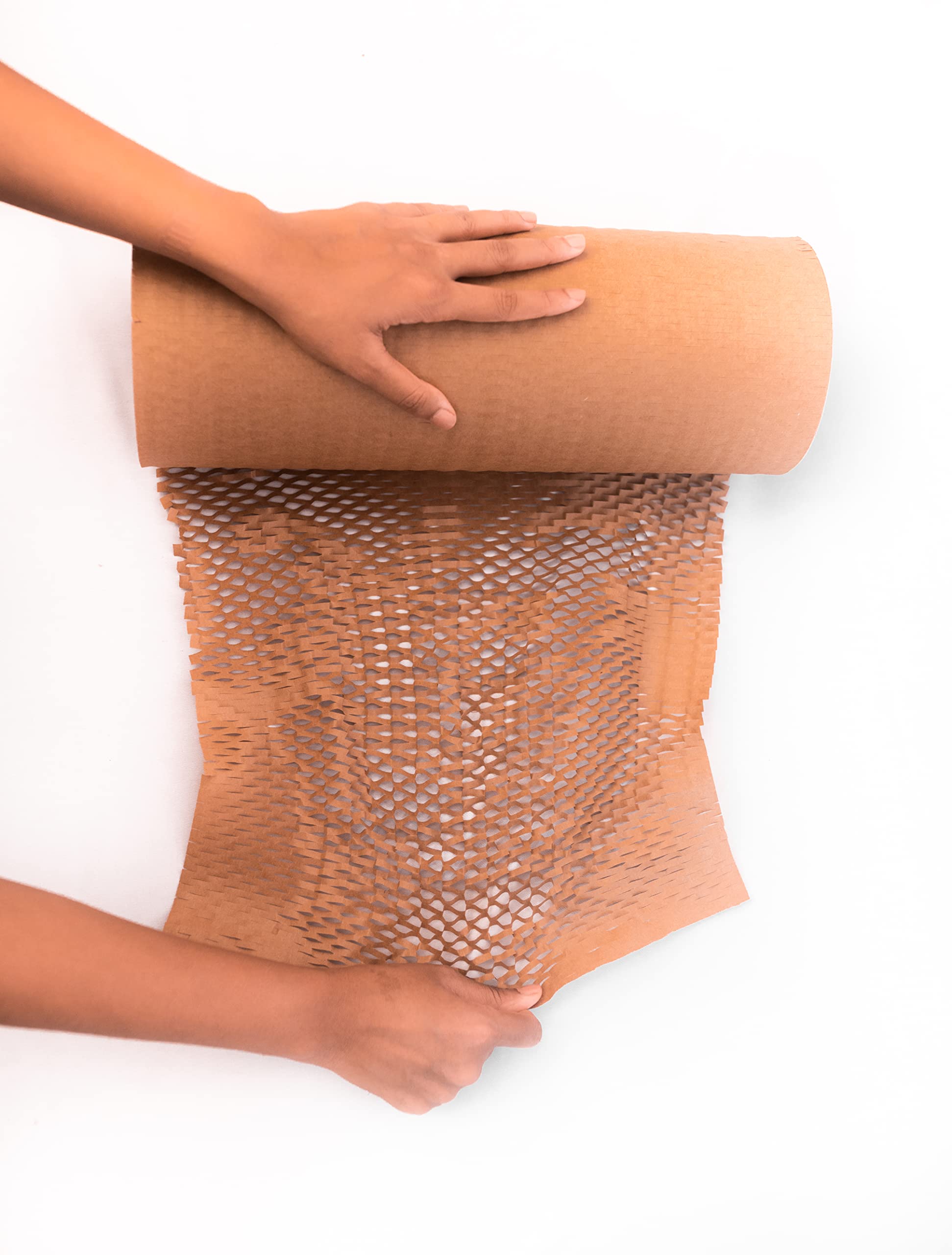 Ecocushion Paper Bubble Wrap | 100M X 20" Roll | Ecofriendly Paper Bubble Wrap | Expandable Upto 150M | Honeycomb Design Paper (Brown). (B09MZHJJ3V) Amazon Price History, Amazon Price Tracker