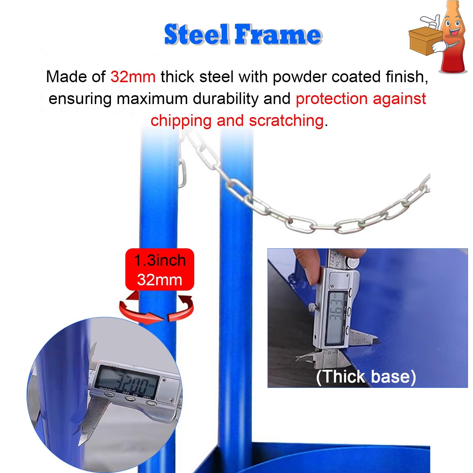 Soporte para bombonas de gas Armario para Cilindros de Almacenamiento 8L 10L Nitrógeno Acetileno Hidrógeno, Cilindros Estante Fijo con Cadena Protectora y Tornillos, Gradilla para Cilindros de Laborat