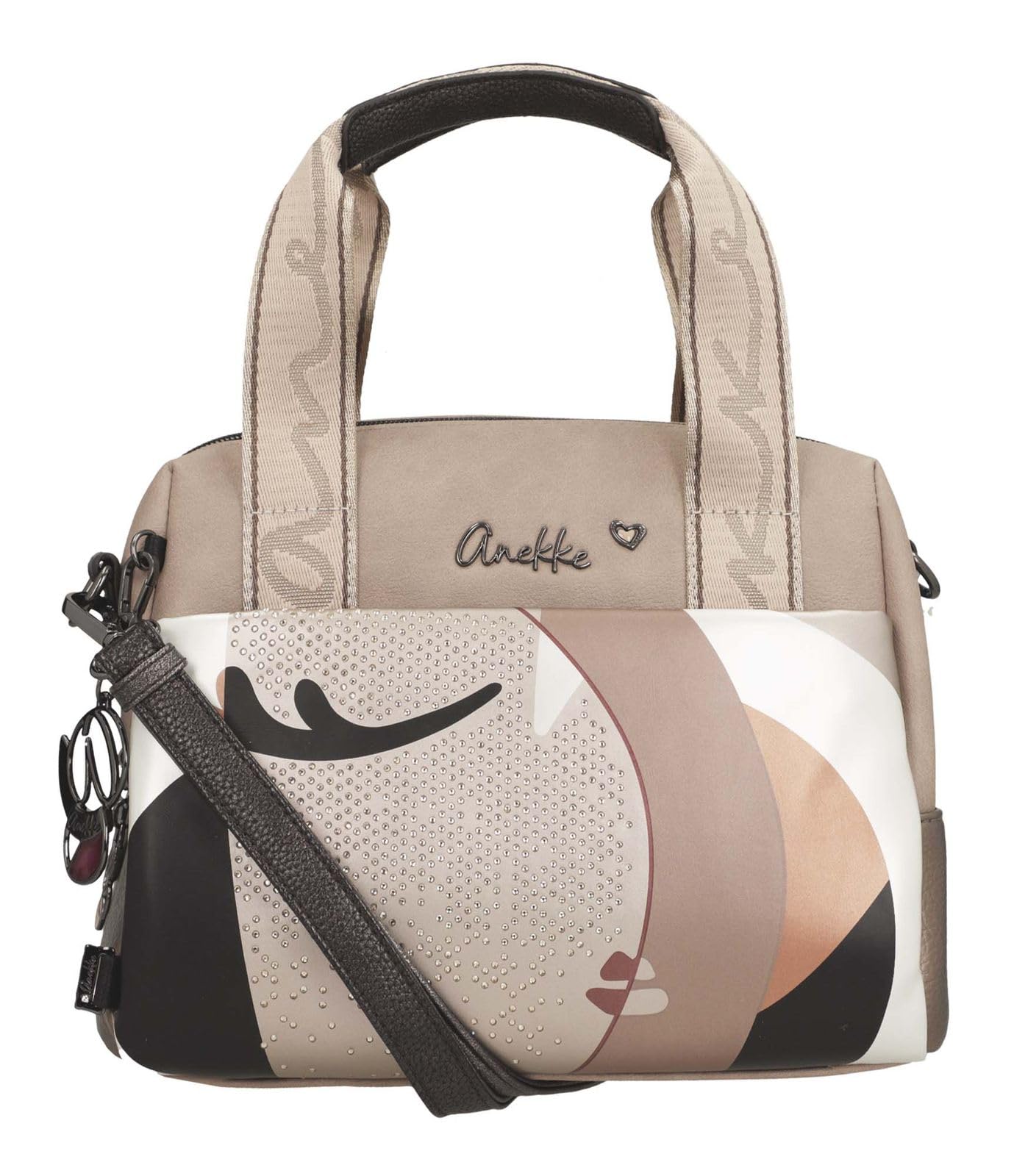 Anekke bolso bandolera Muse Eikon Short Handle Bag Multicolor marrón topo