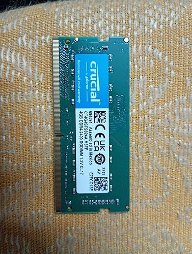 Crucial 16GB Kit DDR4 2400 MT/s SODIMM 260-Pin Memory