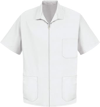 Red Kap Mens Zip Front Smock
