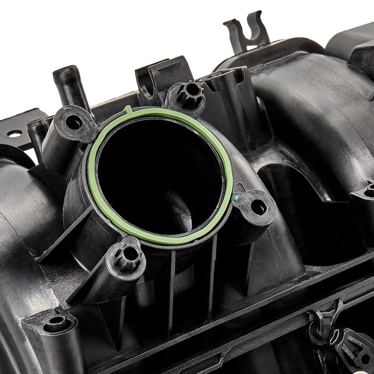 RIDEX 1640F0128 Raccordo Collettore aspirazione con guarnizioni senza regolatore/attuatore senza comando valvola farfalla con kit bulloni/viti Compatibilità con OPEL Corsa D Hatchback S07