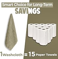 Vista 172 de DAN RIVER Juego de 4 toallas de baño, 27 x 54 pulgadas, 100% algodón, más grandes y ligeras, de secado rápido, súper suaves y absorbentes, toallas