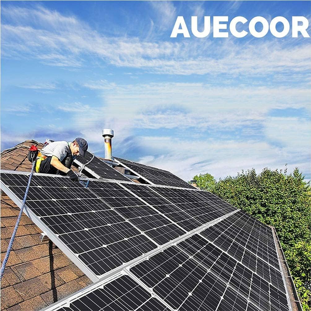 200 Watts Monocrystalline Solar Panel for 12 Volts Battery Charging, RV, Boat, Off Grid System 2PCSx100Watts
