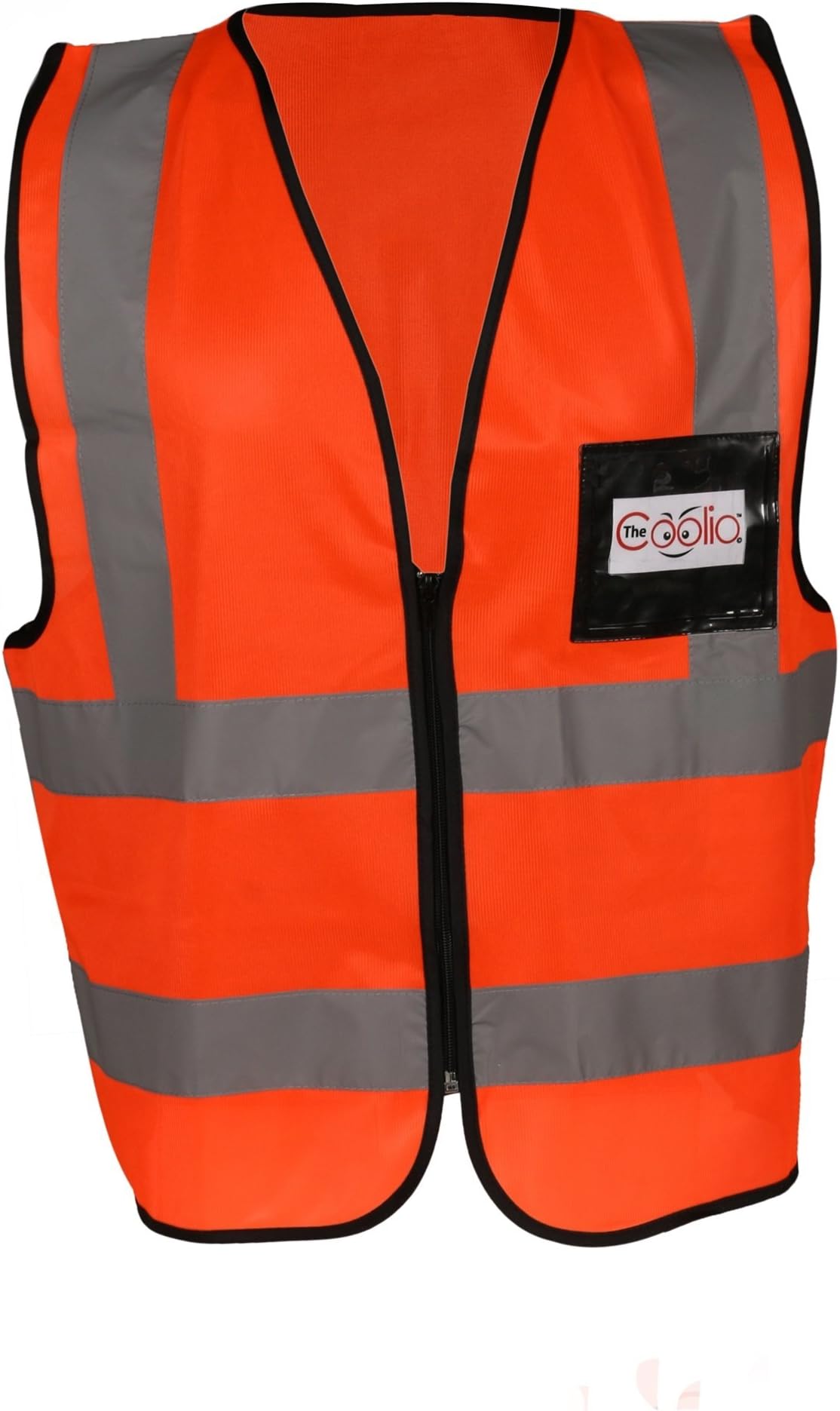 TheCoolio High Visibility Fluorescent Orange Reflective Safety Vest - X Large