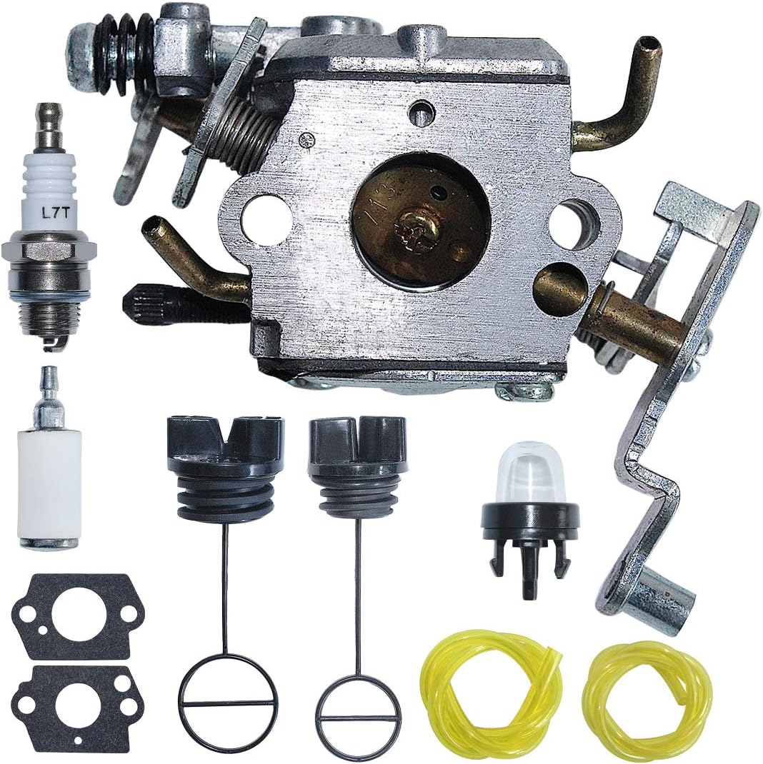 Ricambi Originali Kit Carburatore Per Kawasaki TD18 TD24 TG33 - 5 Pezzi Bulbo Primer, Ricambio 49043-2065 Bulbo Primer Ricambio