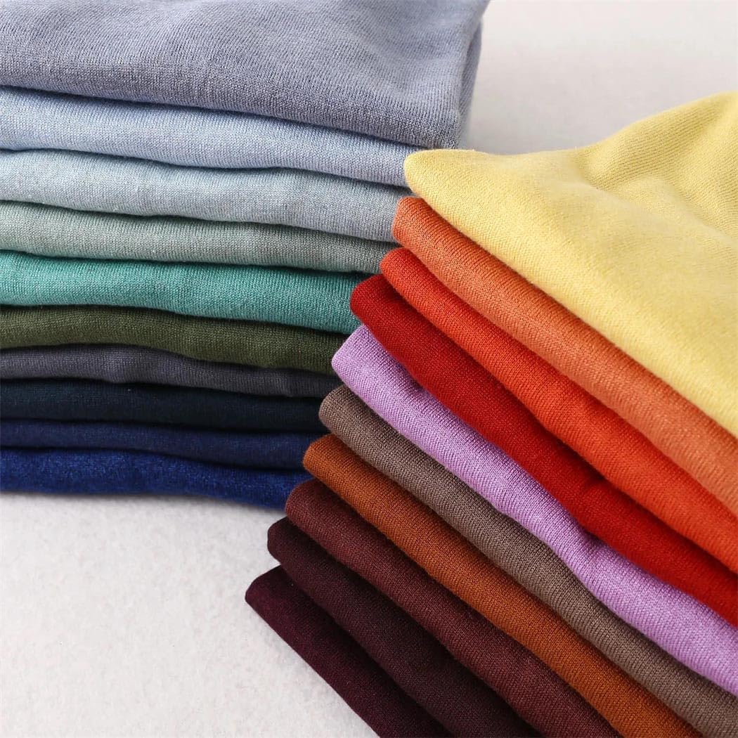 Women's Silk Cashmere O-Neck Undershirt Spring Autumn Long Sleeve Knitted Top