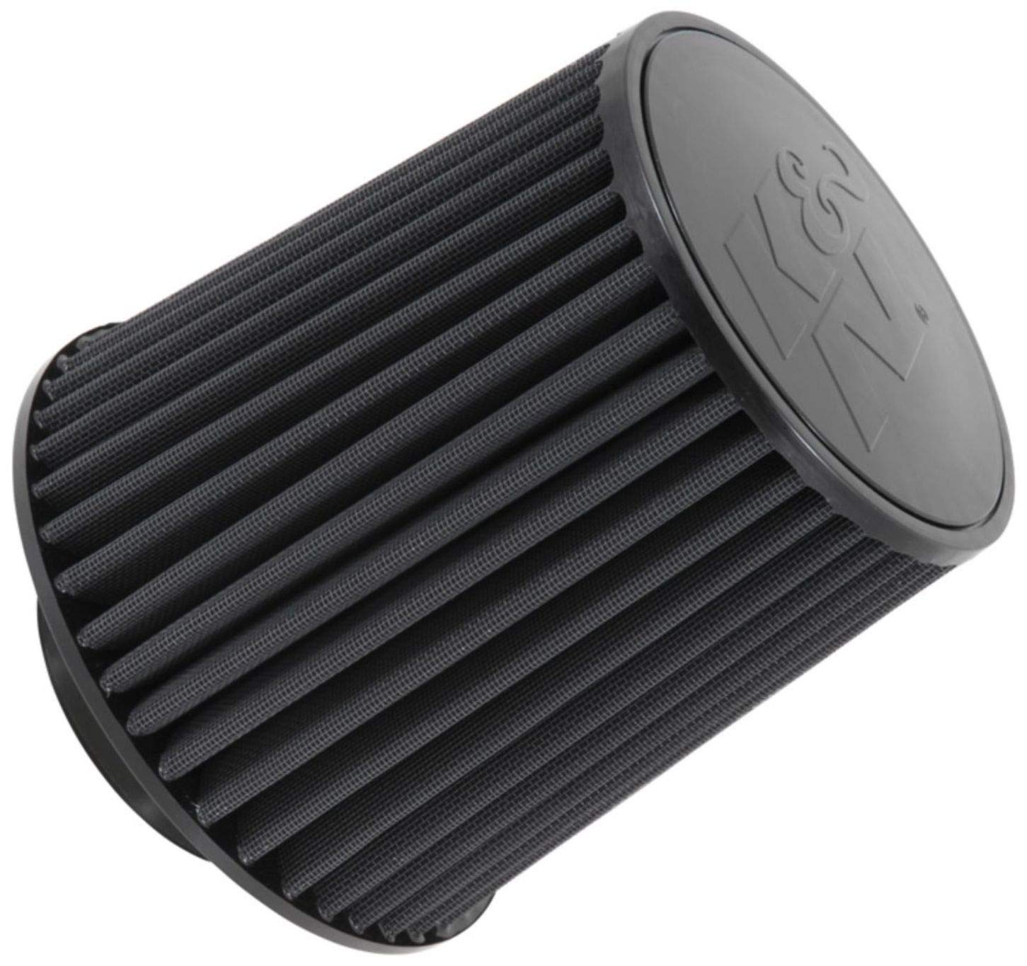 Photo 1 of K&N Universal Clamp-On Air Intake Filter: High Performance, Premium, Washable, Replacement Filter: Flange Diameter: 4 In, Filter Height: 8 In, Flange Length: 1.5 In, Shape: Round Tapered, RU-5171HBK