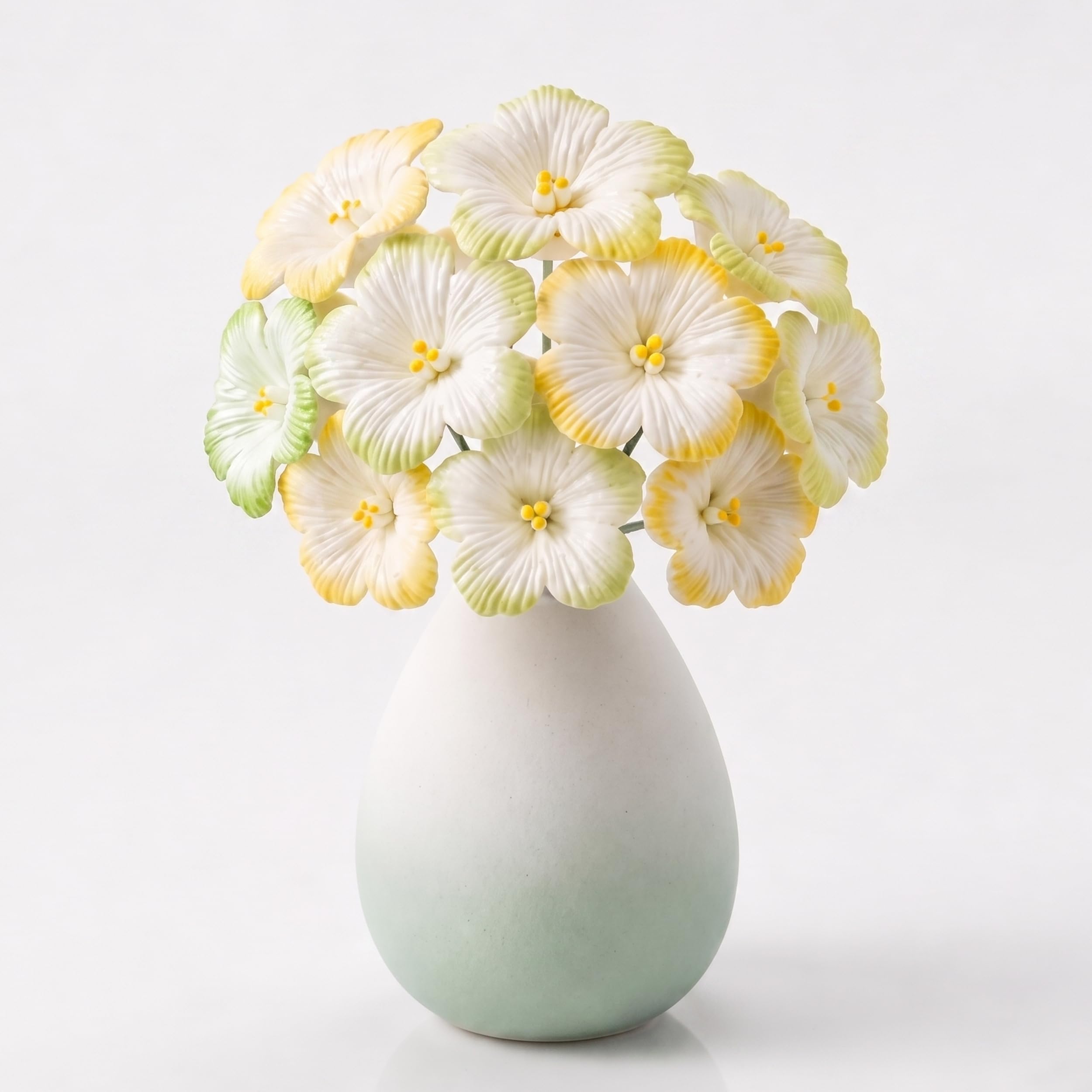 11 Stück Keramik Dekorative Blumen Blumen Tafelaufsätze für Tische
