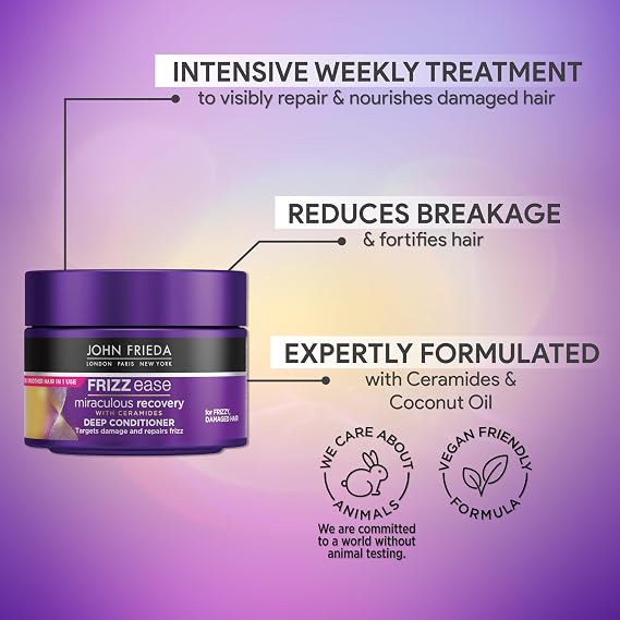 John Frieda Frizz Ease Miraculous Recovery Mucizevi Onarım Saç Bakım Maskesi 250 ml
