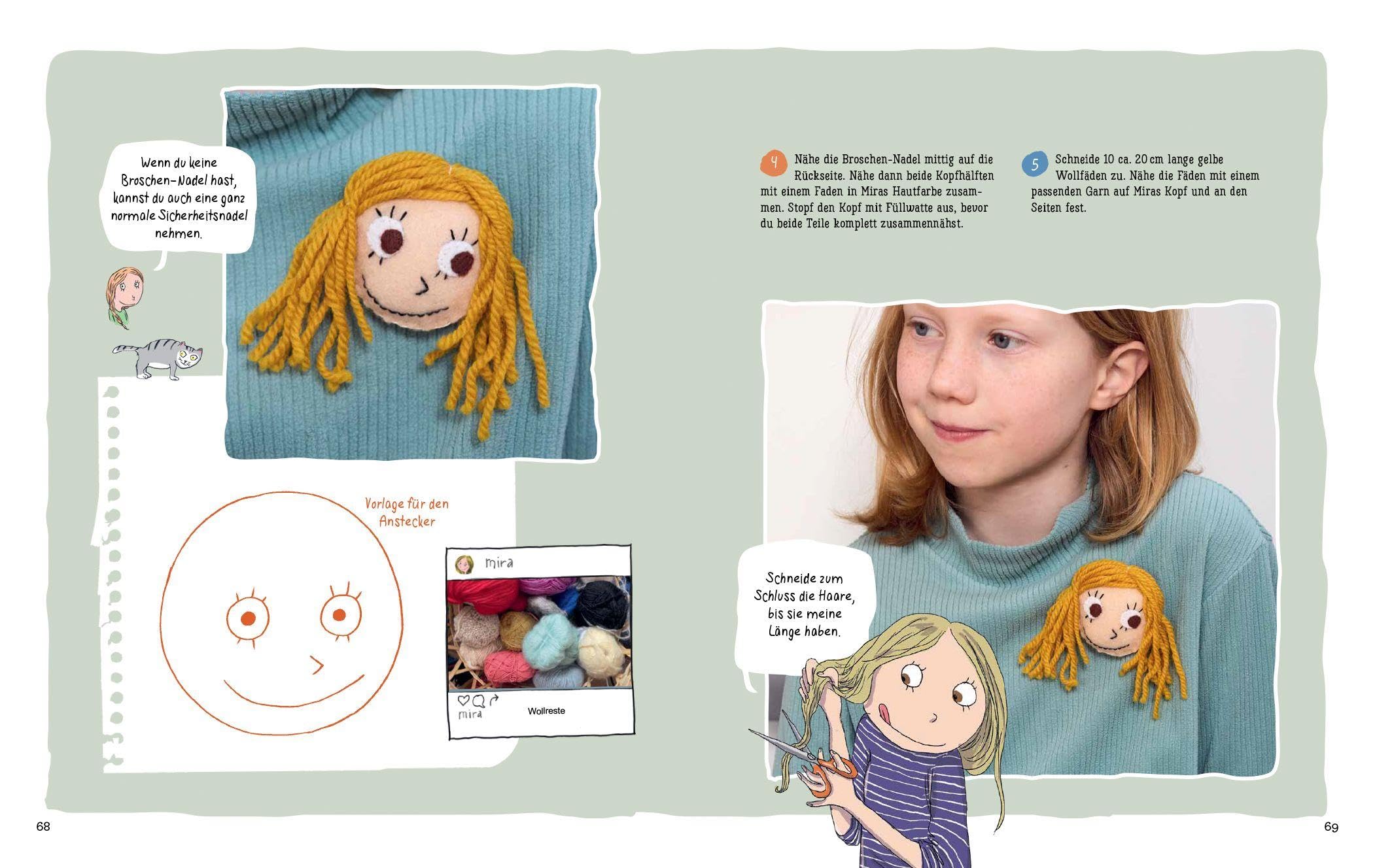 Mira macht Sachen – #basteln #stricken #bauen #kreativsein #zeichnen #nähen: Das kreative Bastel- und Mitmachbuch zur beliebten Comic-Reihe!