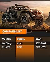 Vista 3 de 344082 344081 Amortiguadores delanteros y traseros para Chevy, OCPTY Amortiguador de gas para Chevry para Astro 2WD 1985-1999 2001 2002 2003 2004